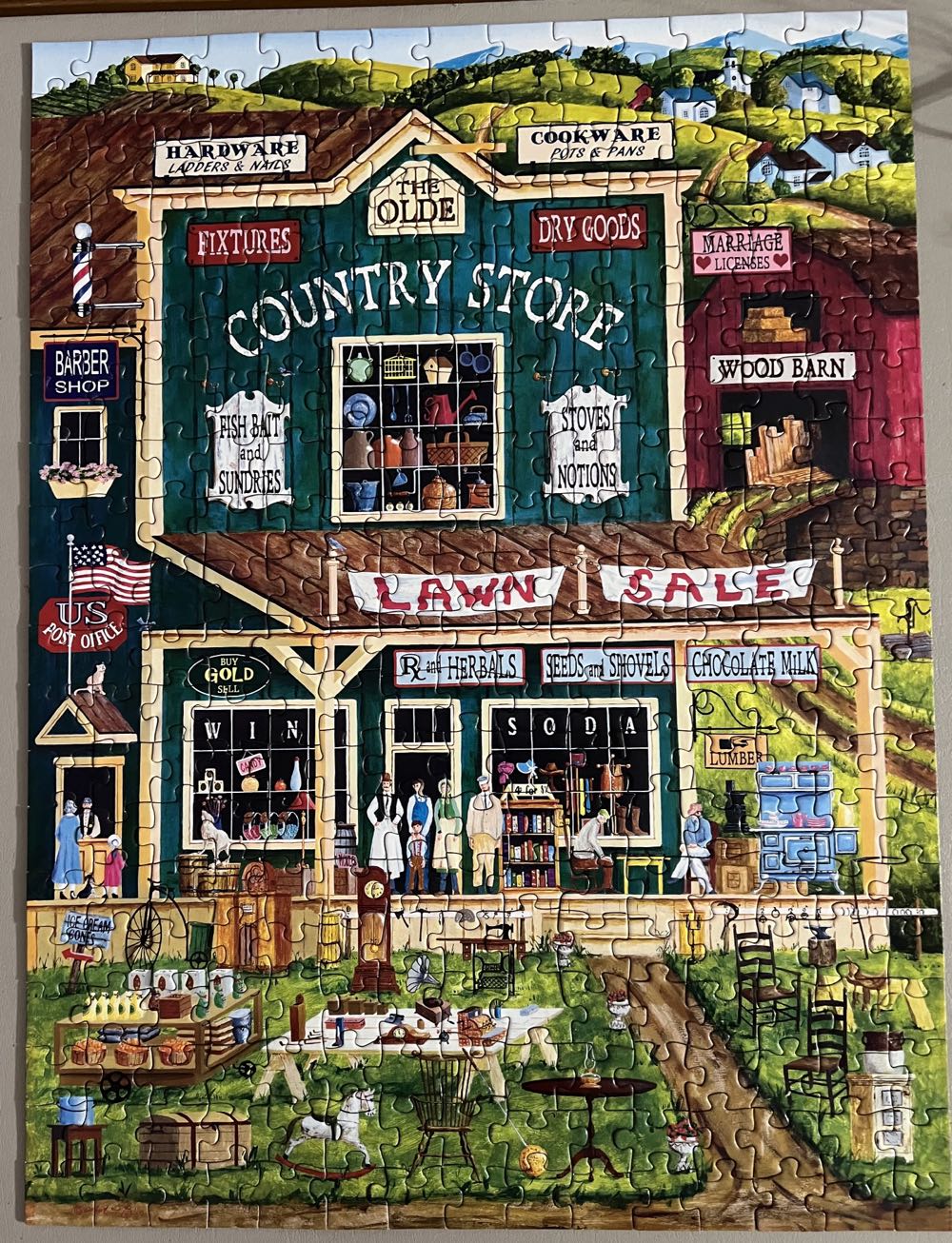 The Old Country Store ❤️ - MasterPieces puzzle collectible [Barcode 705988316784] - Main Image 3