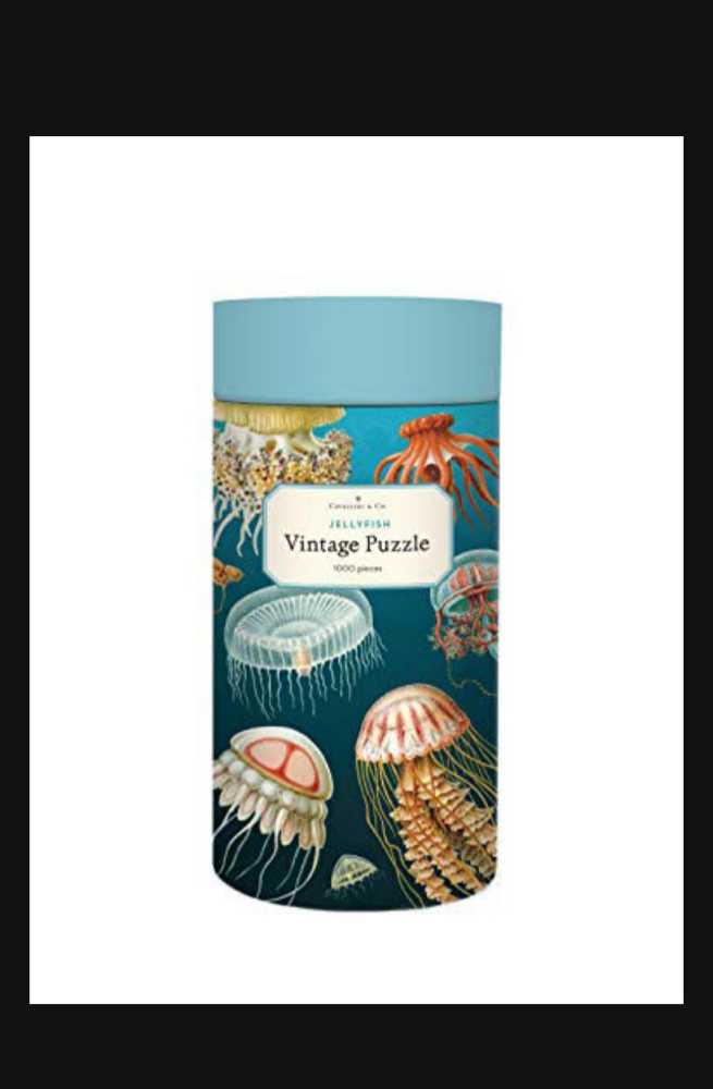 Jellyfish - Cavallini & Co puzzle collectible [Barcode 9781635448740] - Main Image 4