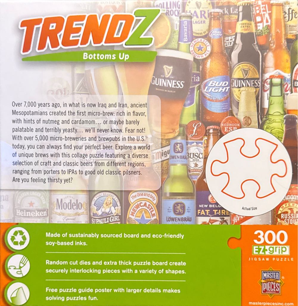 Bottoms Up NEWFS - MasterPieces 🆕🚪 puzzle collectible [Barcode 705988318474] - Main Image 3