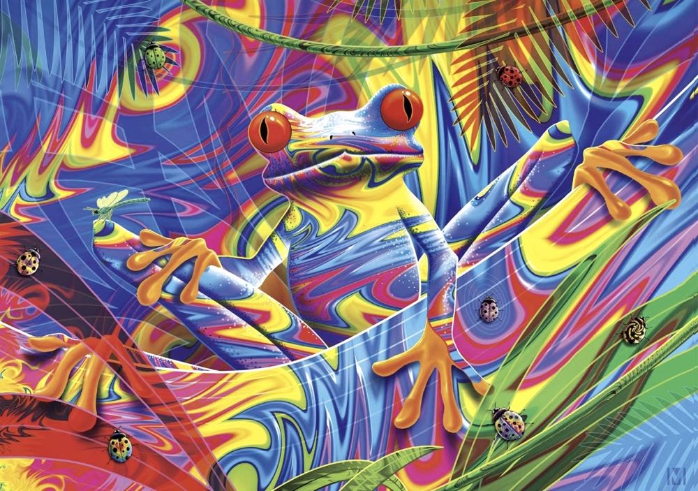 Rainforest Frog - Buffalo puzzle collectible [Barcode 079346027361] - Main Image 2