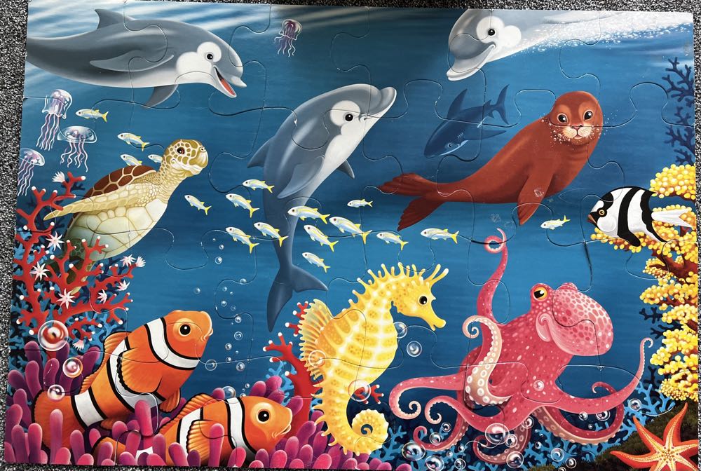 Ocean Life - Ravensburger puzzle collectible [Barcode 666273054562] - Main Image 2