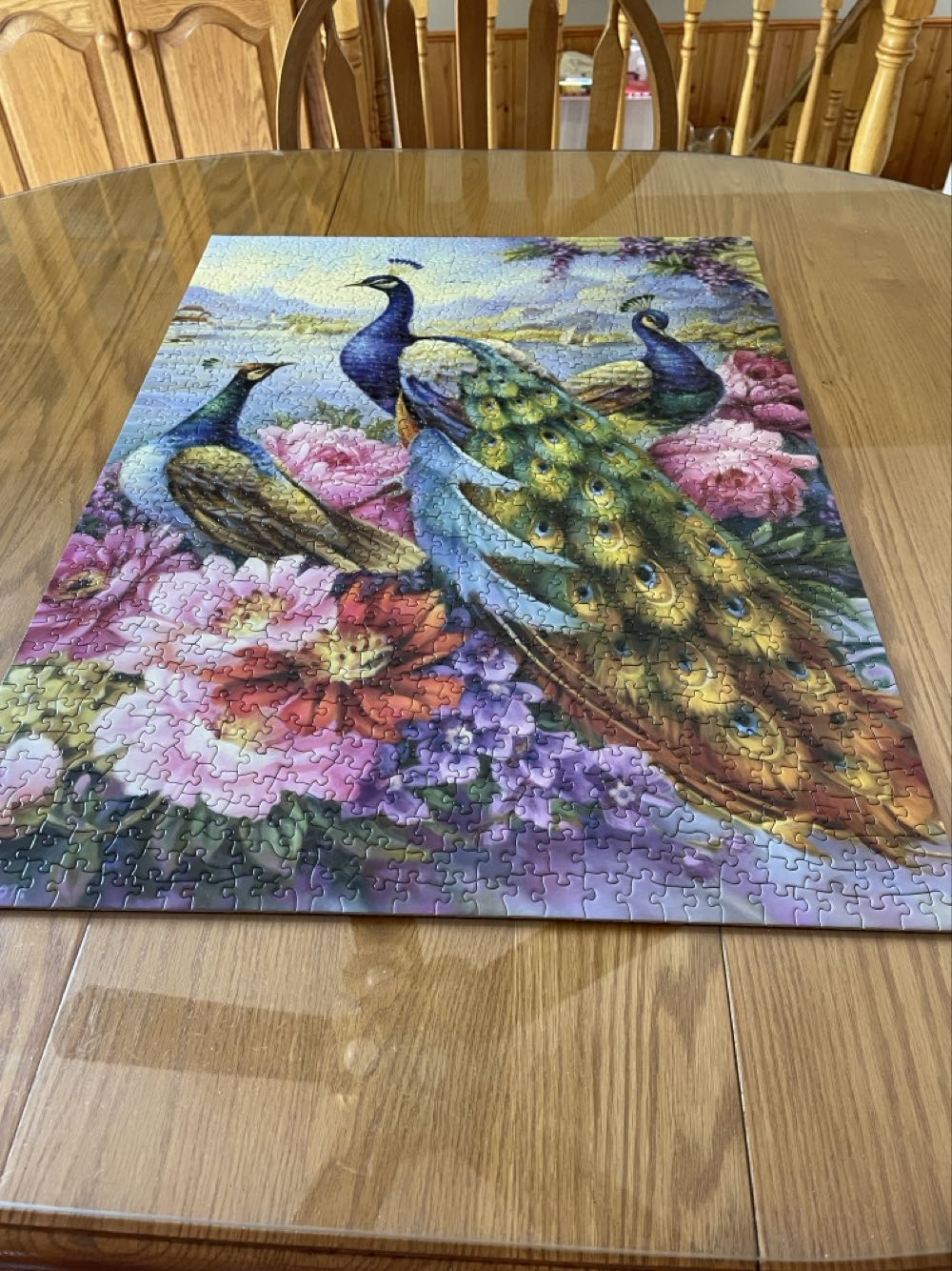 Peacocks - Bits And Pieces puzzle collectible [Barcode 192949038265] - Main Image 2