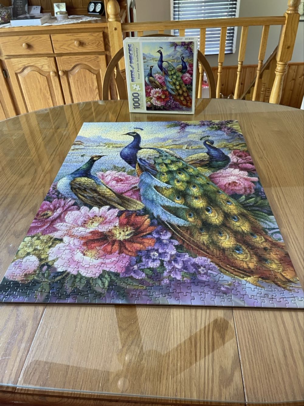 Peacocks - Bits And Pieces puzzle collectible [Barcode 192949038265] - Main Image 3