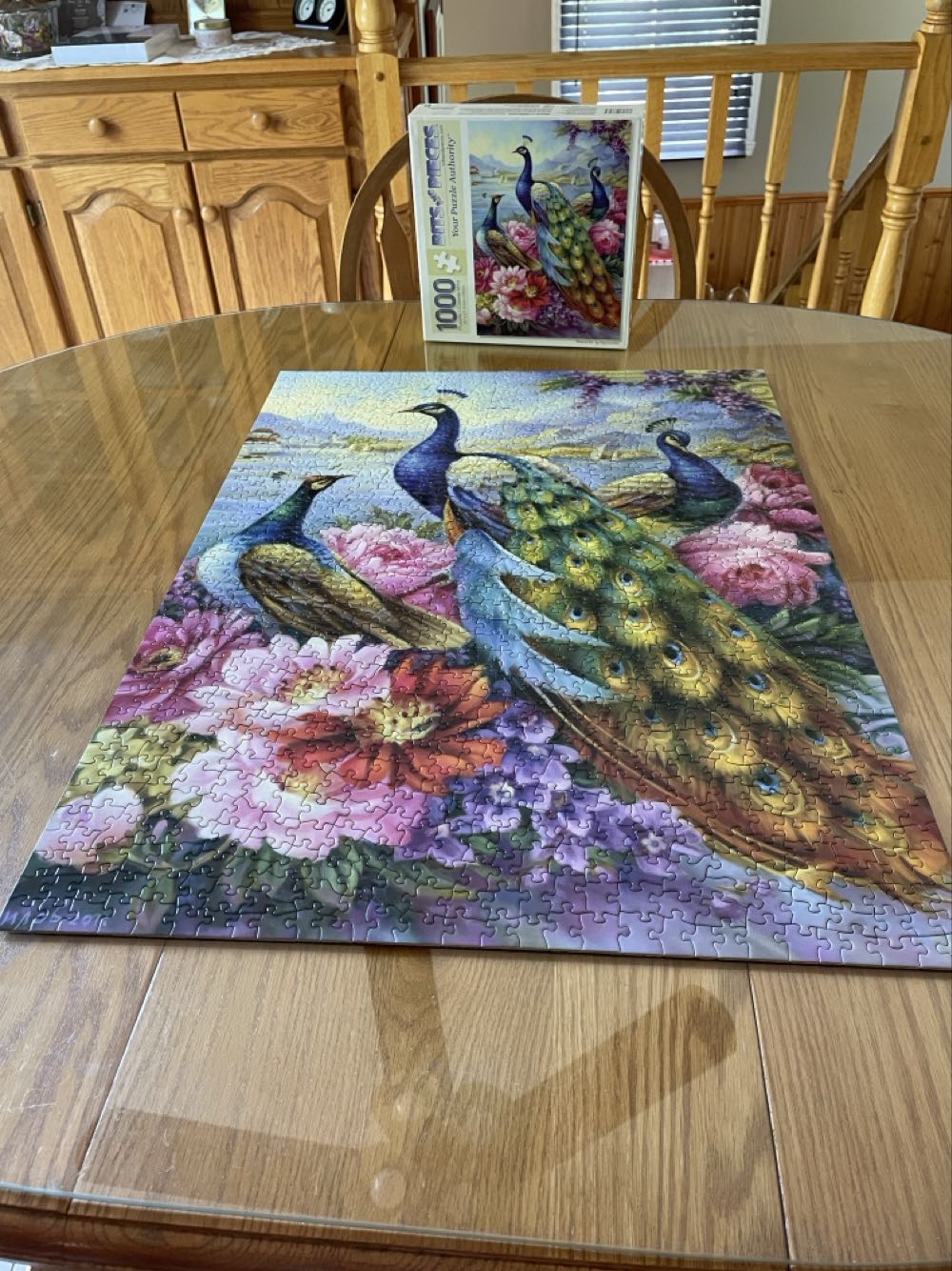 Peacocks - Bits And Pieces puzzle collectible [Barcode 192949038265] - Main Image 4