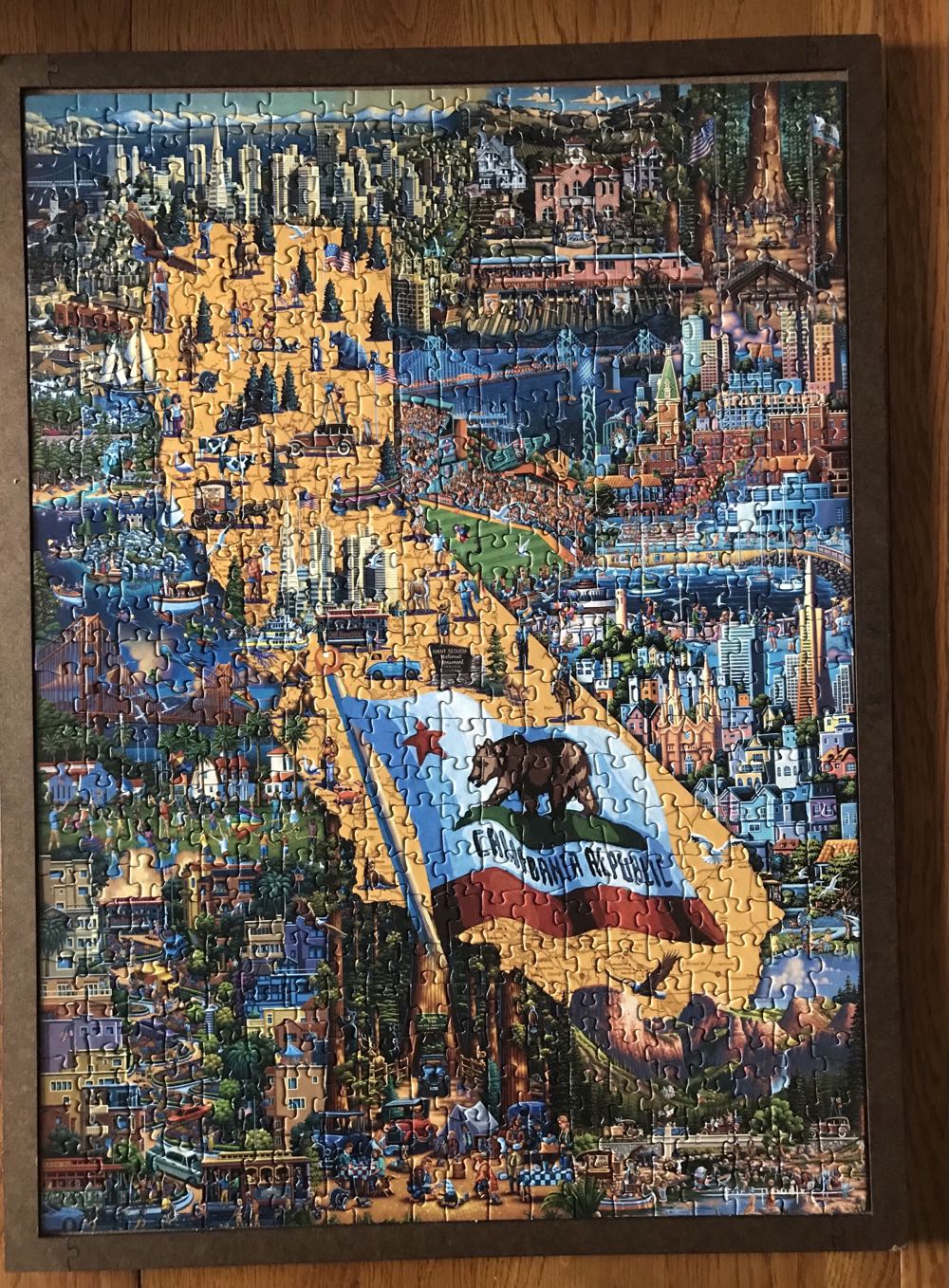 Dowdle—Best of Northern California - Dowdle Folk Art puzzle collectible - Main Image 2