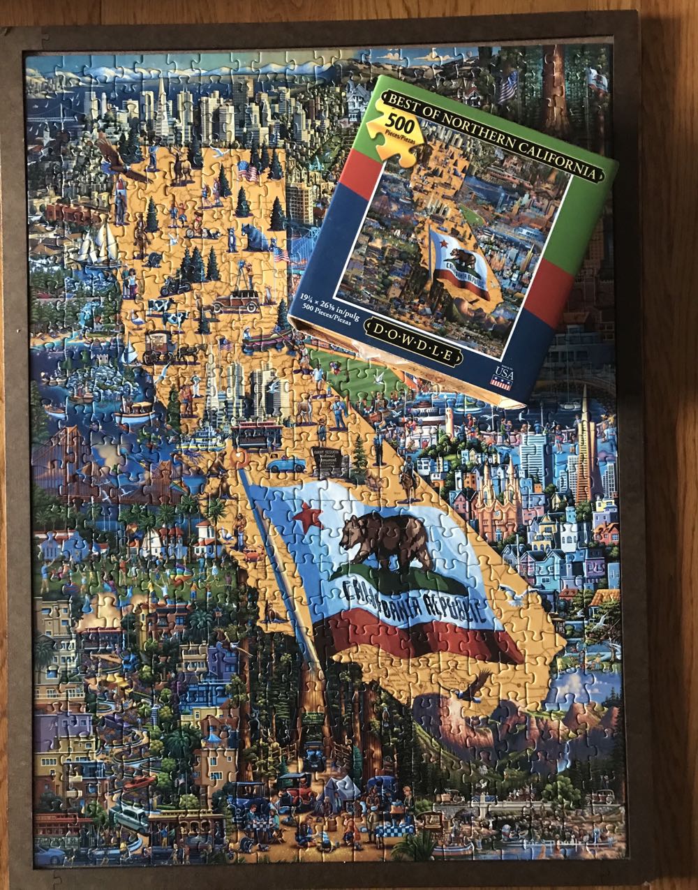 Dowdle—Best of Northern California - Dowdle Folk Art puzzle collectible - Main Image 3