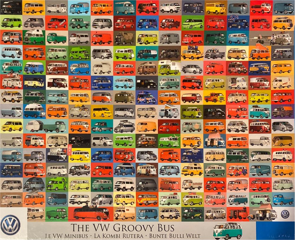 The VW Groovy Bus - Eurographics puzzle collectible [Barcode 628136607834] - Main Image 2