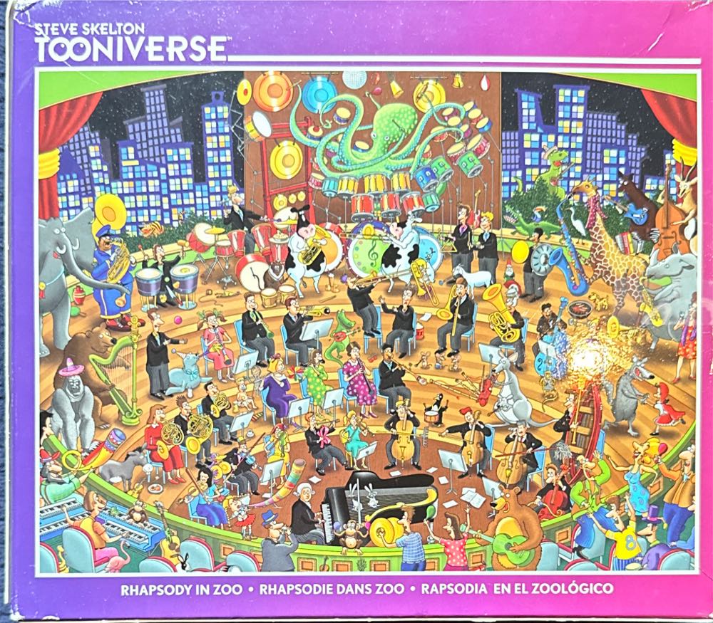 Rhapsody In Zoo - Ceaco puzzle collectible [Barcode 021081023573] - Main Image 2