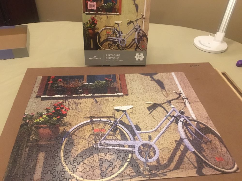 Antique Bicycle - Hallmark puzzle collectible [Barcode 763795464050] - Main Image 2