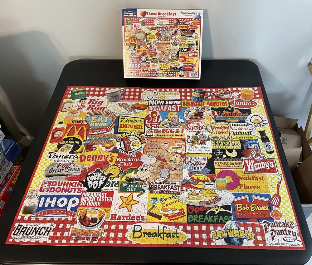 I Love Breakfast - White Mountain Puzzles puzzle collectible [Barcode 724819261802] - Main Image 4