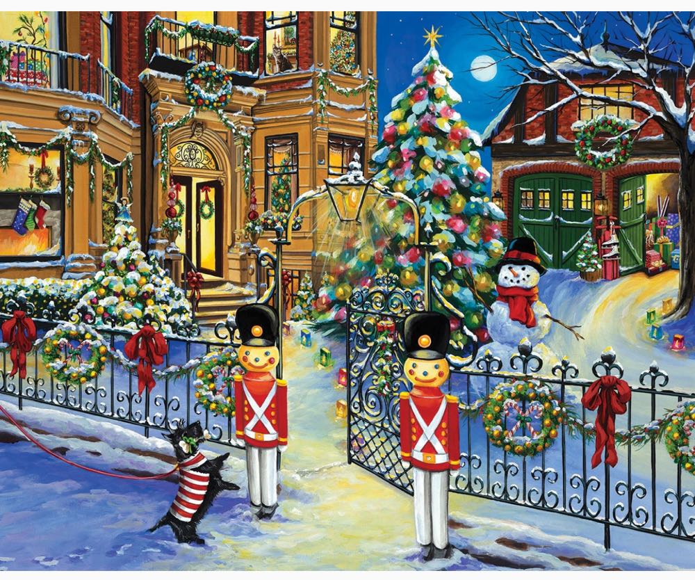 Holiday House - White Mountain 🇺🇸 puzzle collectible [Barcode 724819263332] - Main Image 2