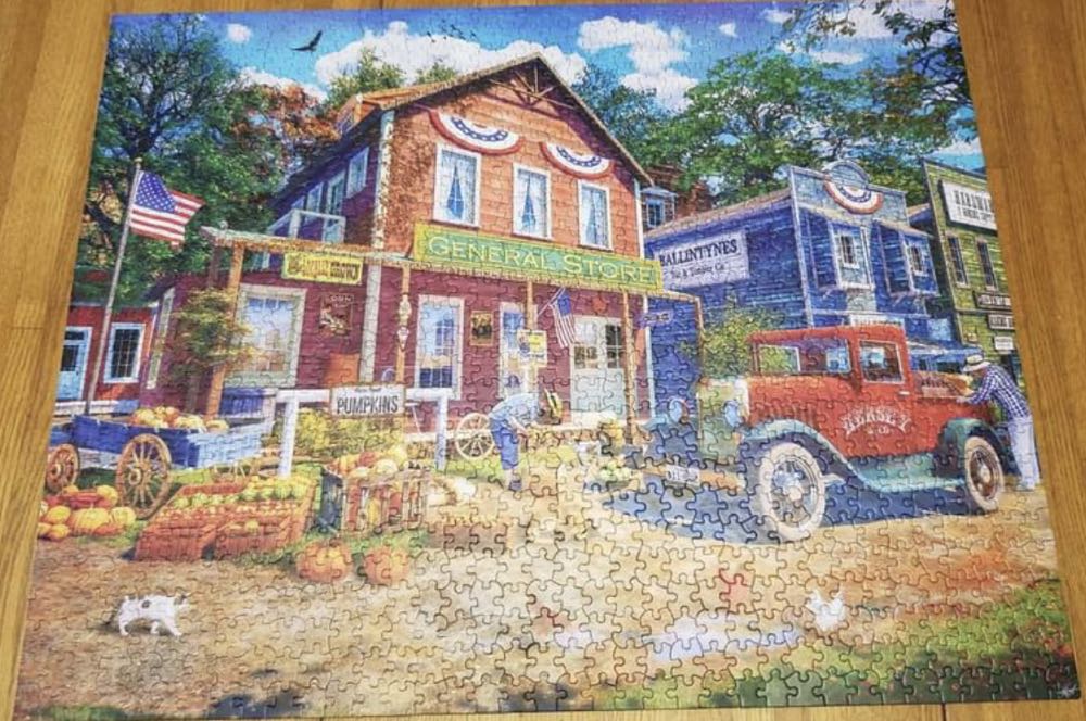 Country Store - White Mountain puzzle collectible [Barcode 724819263912] - Main Image 4