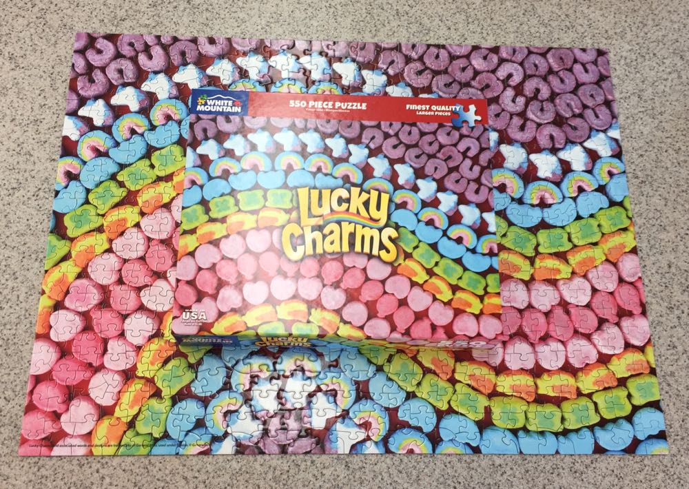 Lucky Charms MJT - White Mountain puzzle collectible [Barcode 724819263653] - Main Image 3