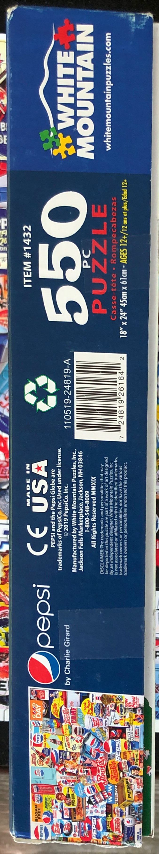 Pepsi - White Mountain puzzle collectible [Barcode 724819261642] - Main Image 4