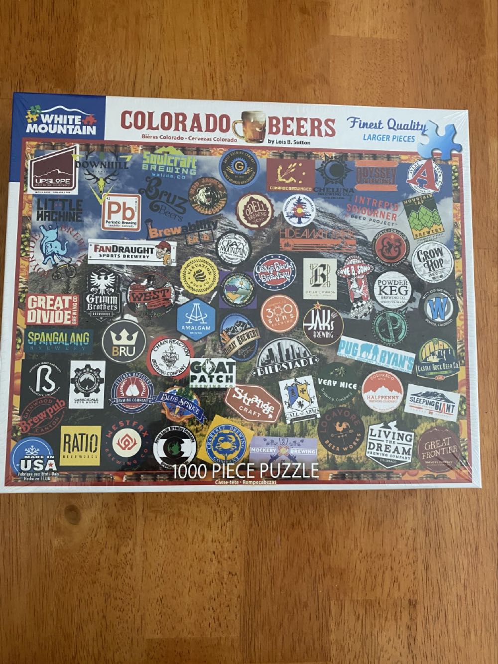 Colorado Craft Beers - White Mountain Puzzles puzzle collectible [Barcode 724819261277] - Main Image 2