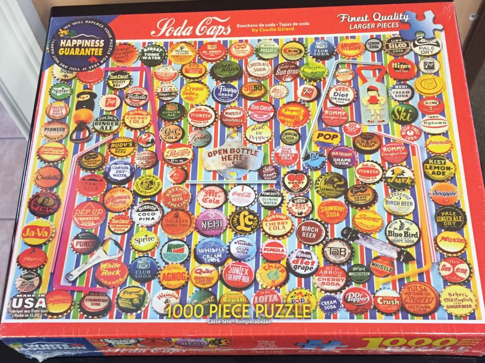 Soda Caps ✅ - White Mountain puzzle collectible [Barcode 724819256648] - Main Image 2