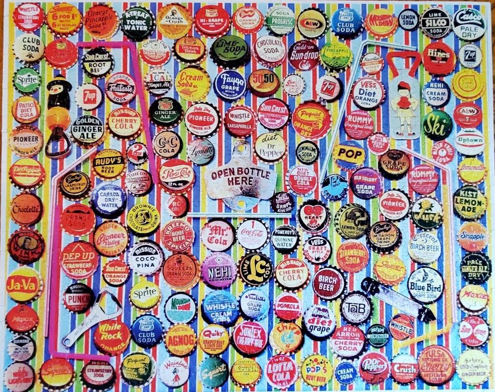 Soda Caps ✅ - White Mountain puzzle collectible [Barcode 724819256648] - Main Image 3