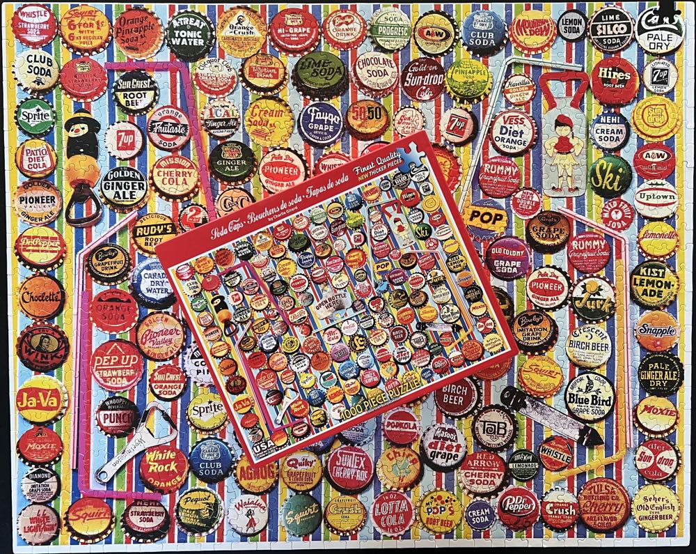 Soda Caps ✅ - White Mountain puzzle collectible [Barcode 724819256648] - Main Image 4