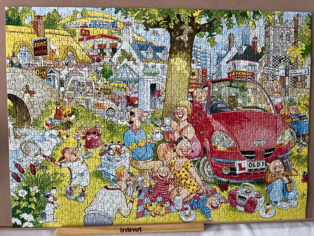 New Ravensburger Wasgij Destiny Jigsaw Picnic Time - Wasgij puzzle collectible [Barcode 666273159748] - Main Image 2