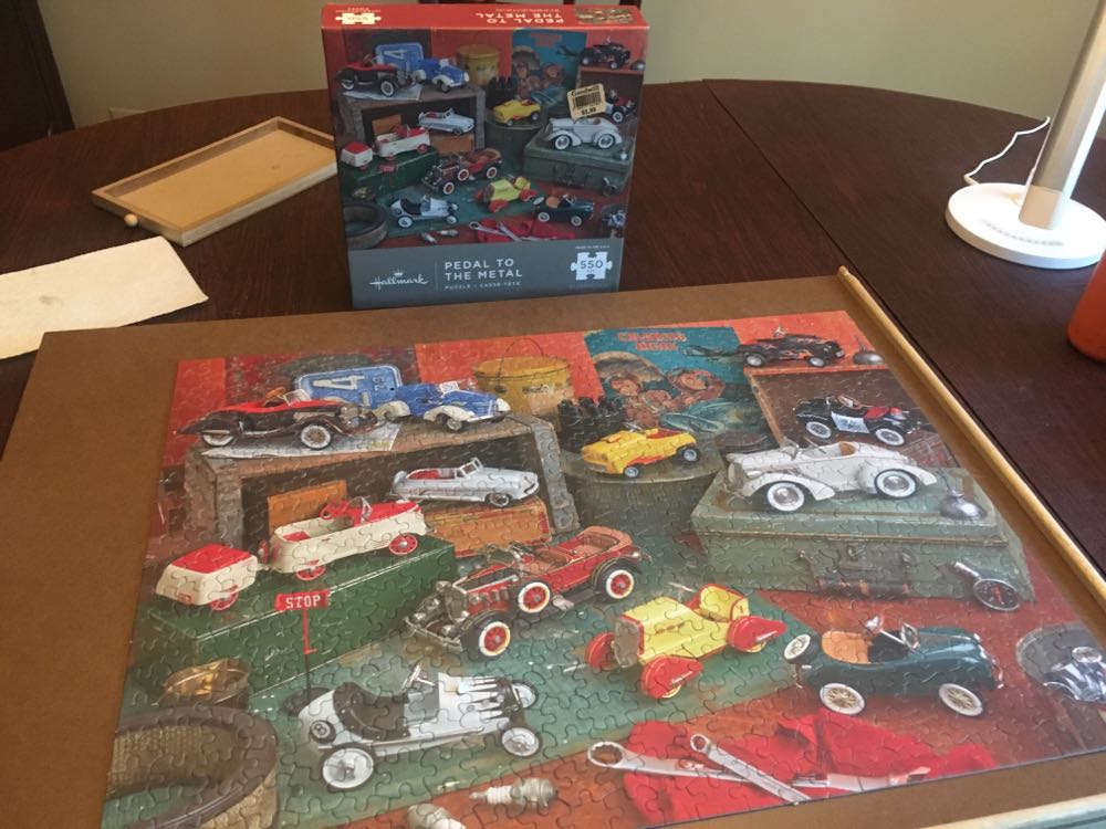 Pedal To The Metal Kiddie Cars - Hallmark puzzle collectible [Barcode 763795095445] - Main Image 2