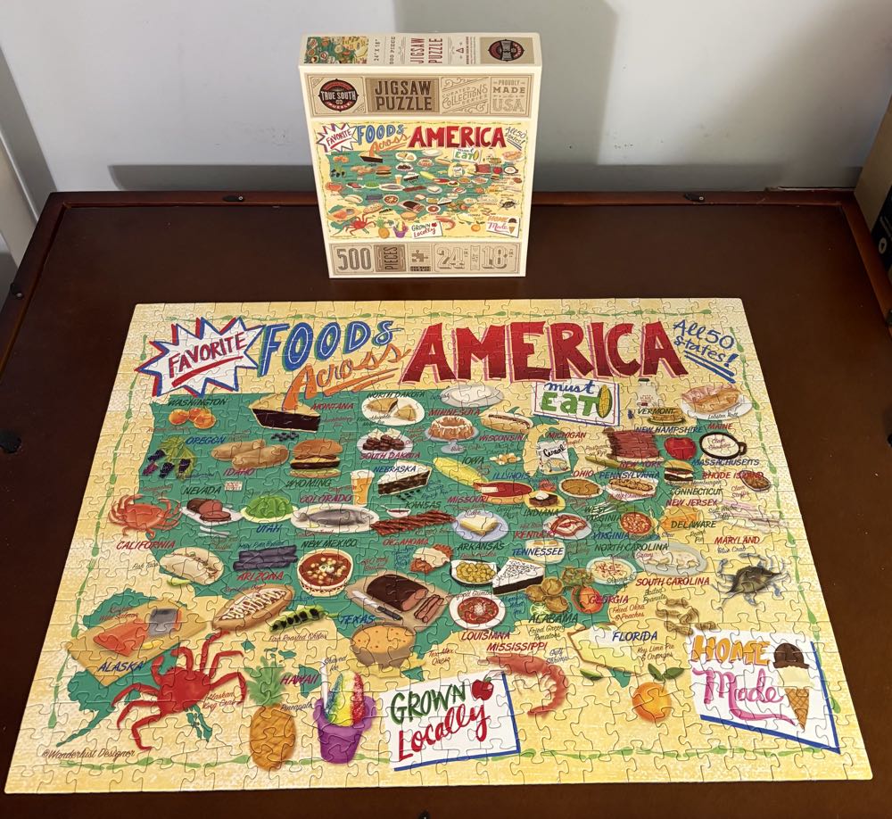 Favorite Foods Across America - True South puzzle collectible [Barcode 752830678460] - Main Image 3