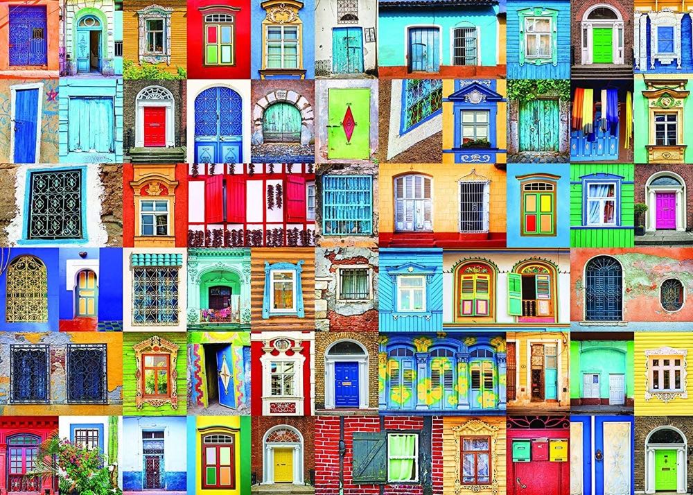 Delightful Doors And Windows - Colorcraft Puzzles puzzle collectible - Main Image 2