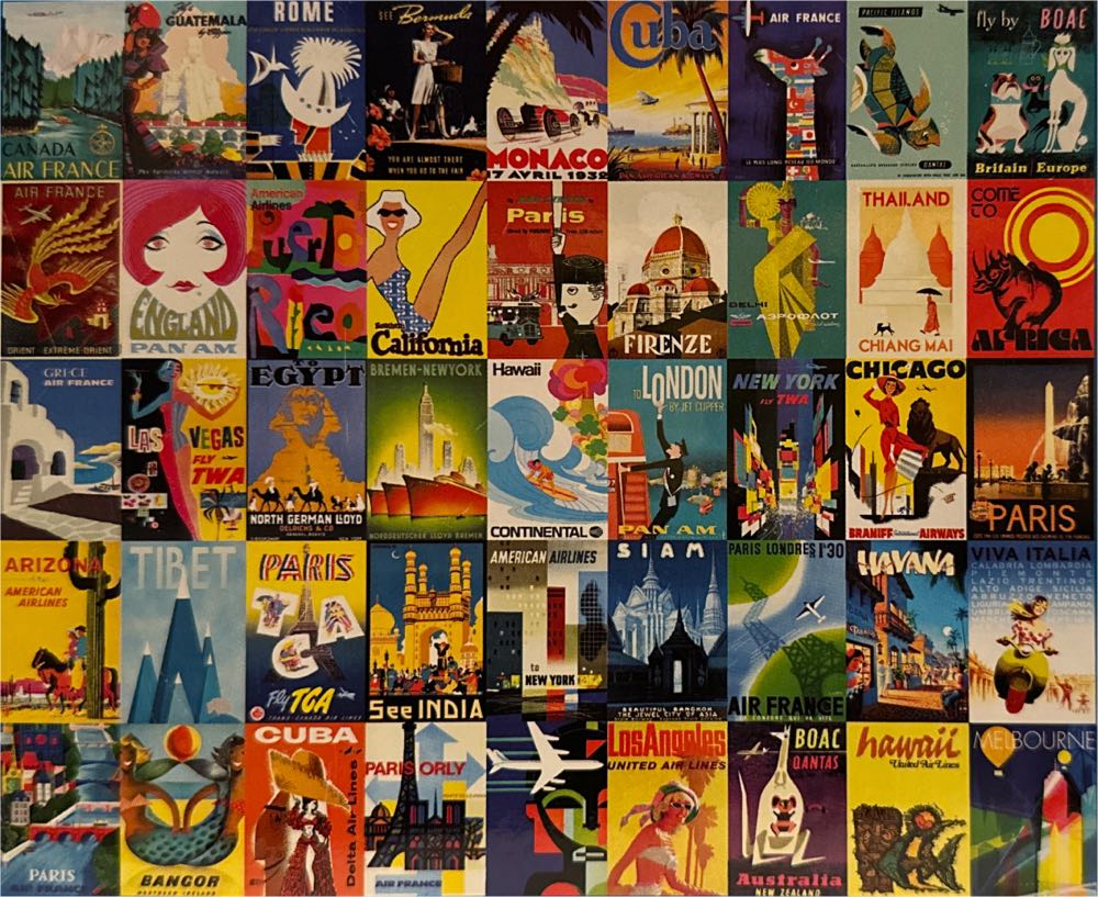 Travel Posters - Re-marks puzzle collectible [Barcode 681410190248] - Main Image 3