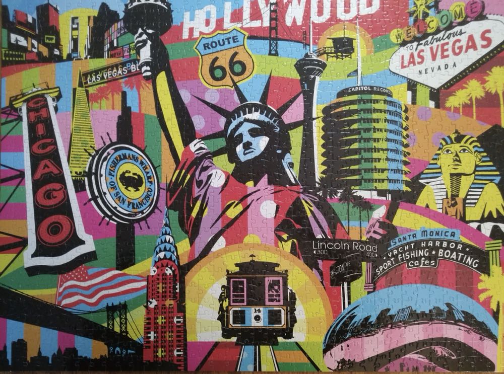 American Pop (Vivid Collection) - Buffalo puzzle collectible [Barcode 079346117031] - Main Image 3