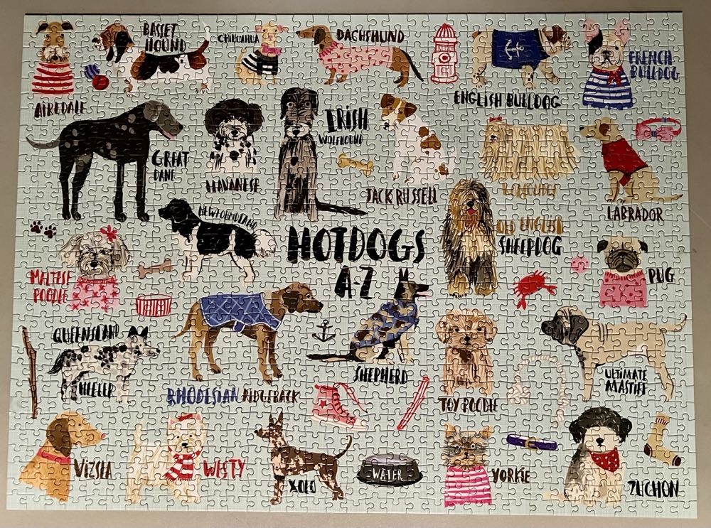 Hot Dogs A-Z - Mudpuppy puzzle collectible [Barcode 9780735349094] - Main Image 2