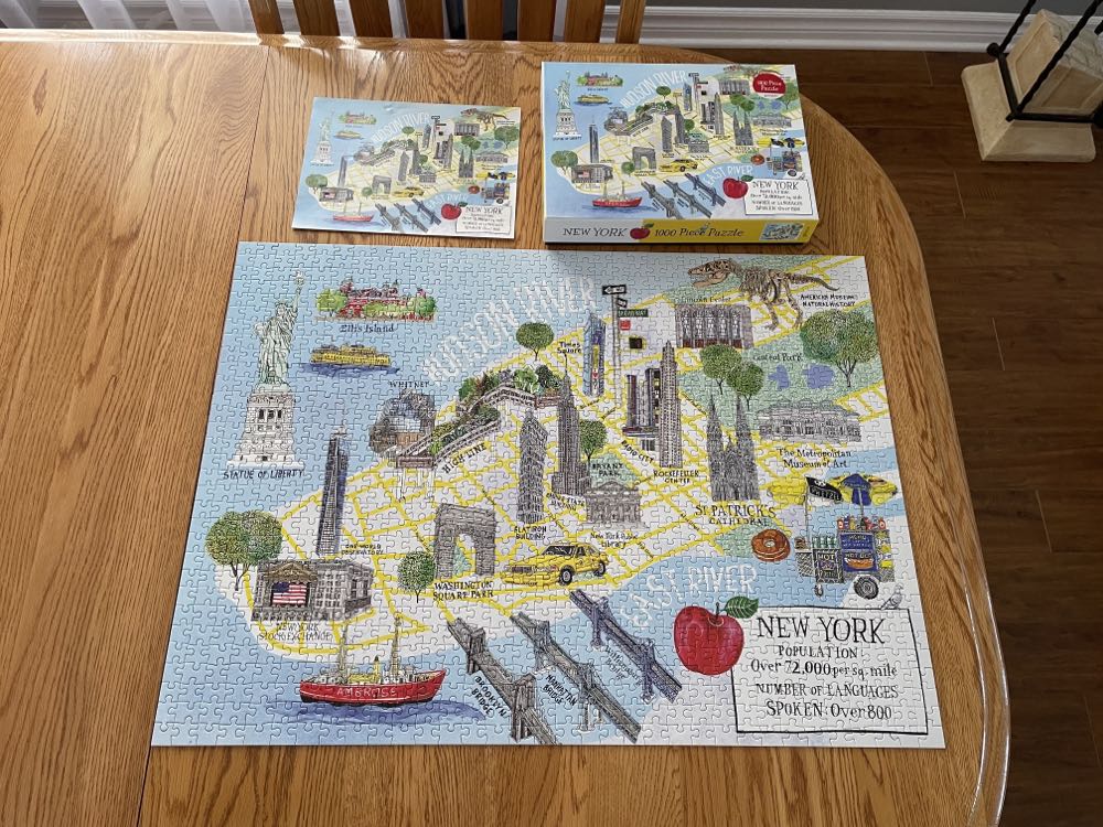 New York Map - Galison puzzle collectible [Barcode 9780735354265] - Main Image 3