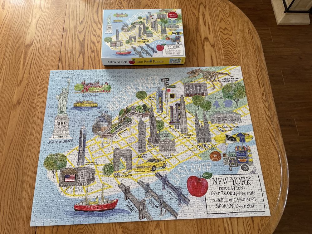 New York Map - Galison puzzle collectible [Barcode 9780735354265] - Main Image 4