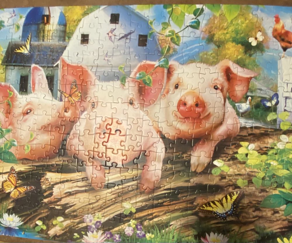 Three Li’l Pigs - MasterPieces puzzle collectible [Barcode 705988318177] - Main Image 2