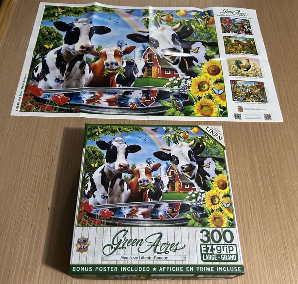 Moo Love - Master Pieces puzzle collectible [Barcode 705988318481] - Main Image 4