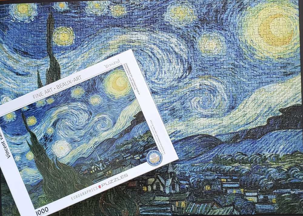 Vincent van Gogh: The Starry Night - Eurographics puzzle collectible [Barcode 628136612043] - Main Image 4