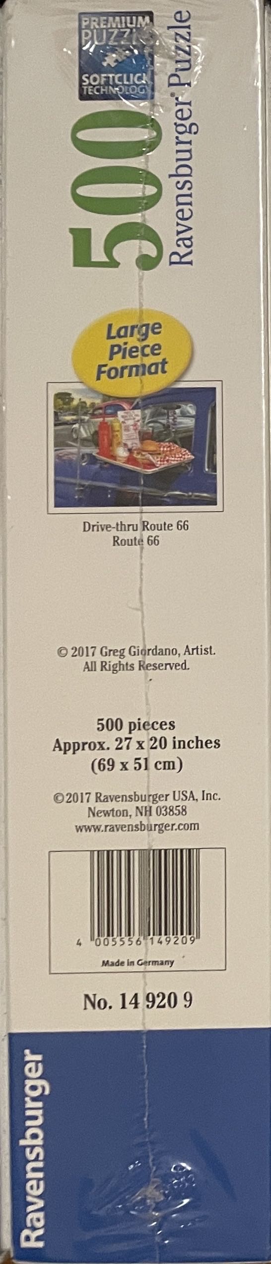 Drive-thru Route 66 ✅🚫 - Ravensburger puzzle collectible [Barcode 4005556149209] - Main Image 2