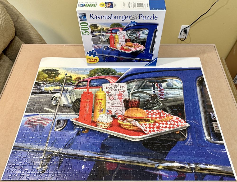 Drive-thru Route 66 ✅🚫 - Ravensburger puzzle collectible [Barcode 4005556149209] - Main Image 3