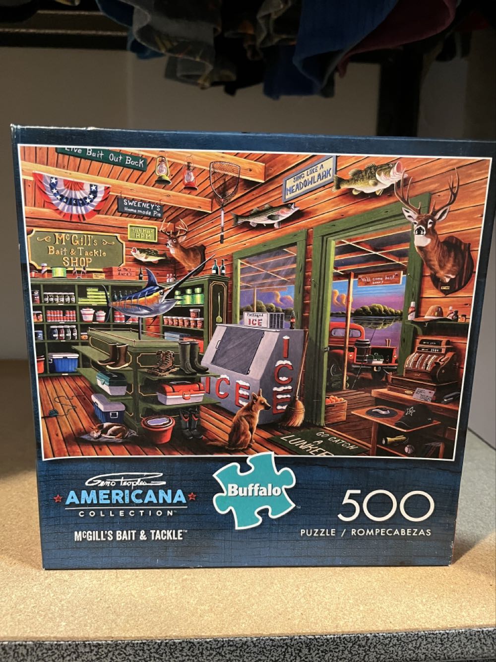 McGill’s Bait & Tackle - Completed - Buffalo puzzle collectible [Barcode 079346037285] - Main Image 2