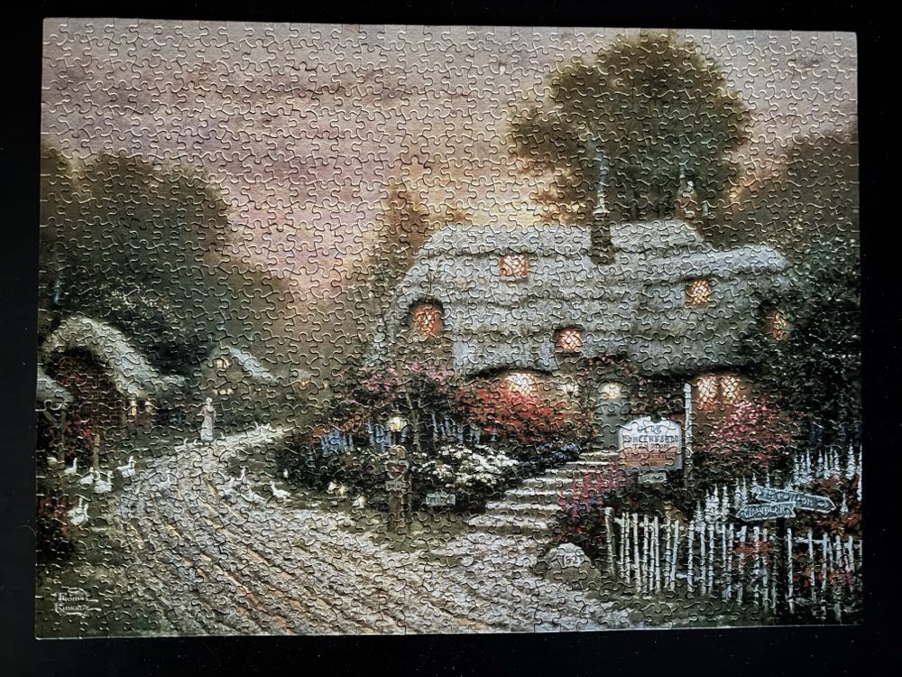 Olde Porterfield Tea Room -  Ceaco puzzle collectible [Barcode 021081033107] - Main Image 2