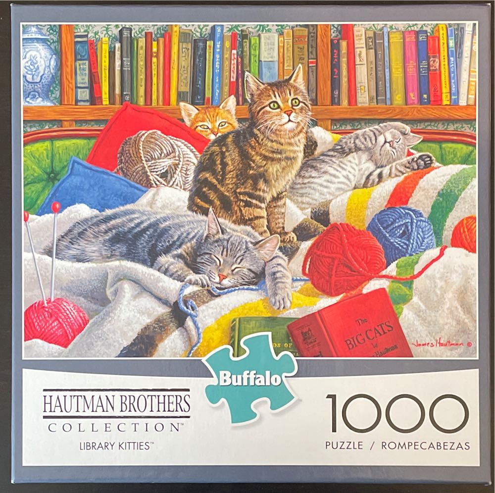 Library Kitties - Buffalo puzzle collectible [Barcode 079346111978] - Main Image 2
