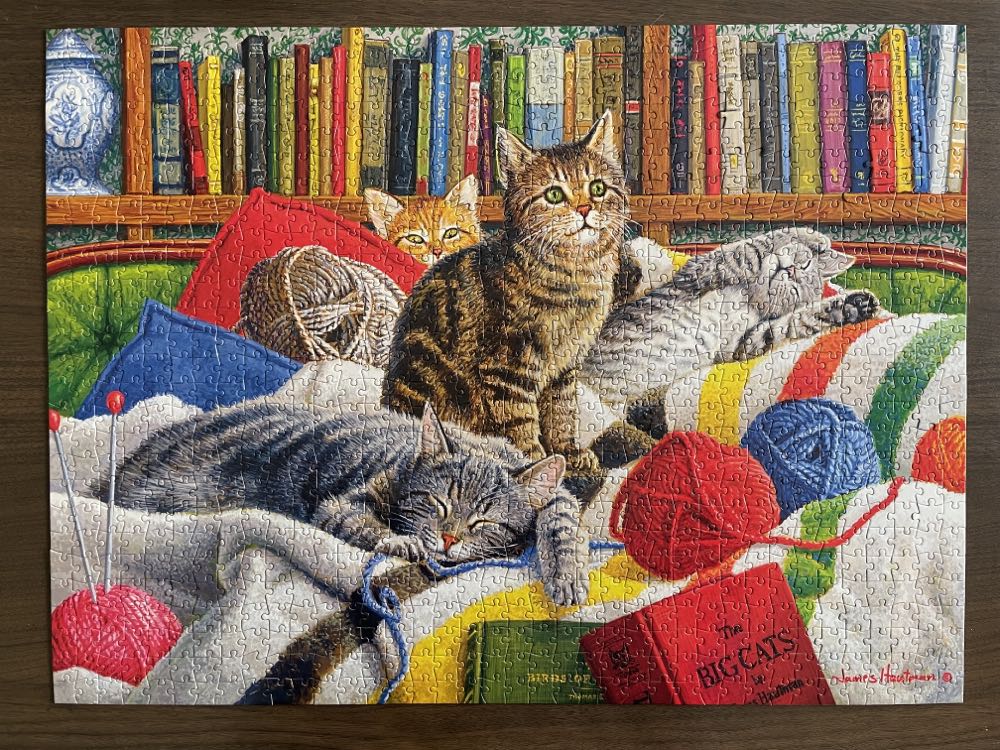 Library Kitties - Buffalo puzzle collectible [Barcode 079346111978] - Main Image 3