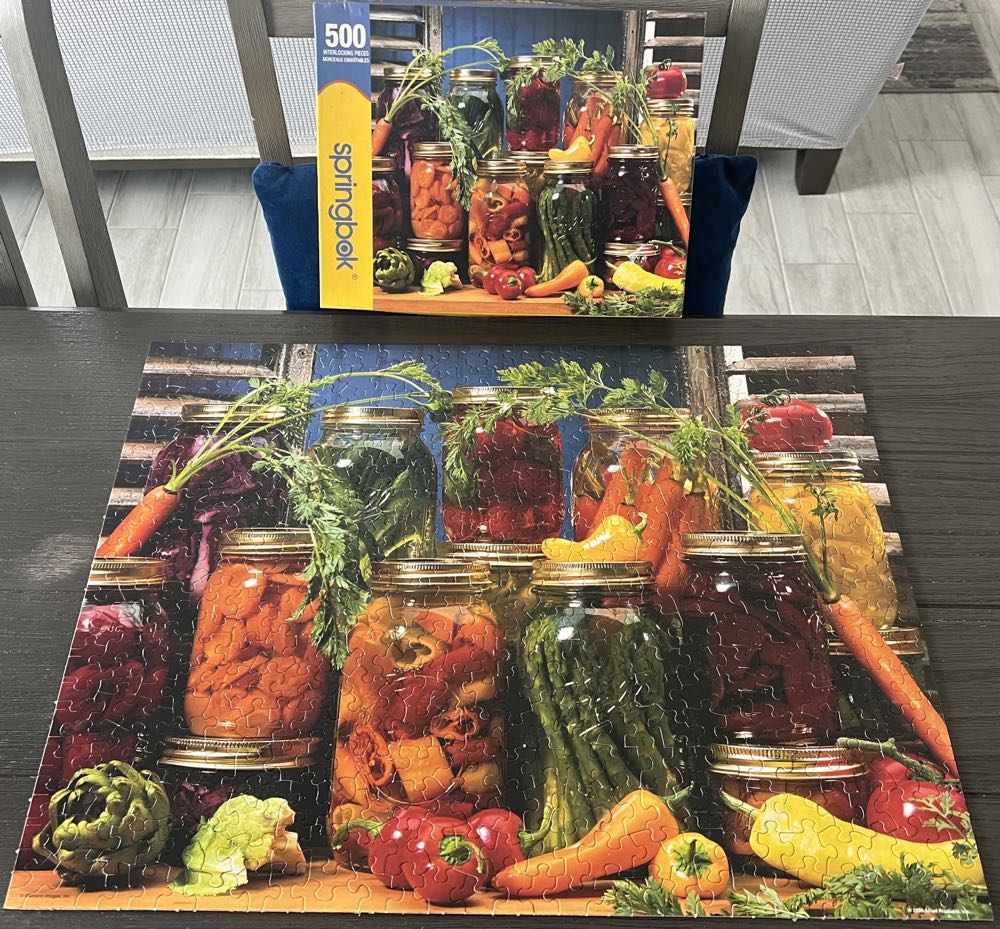 Canned Veggies - 570, 3/1/24-SOLD - Springbok puzzle collectible [Barcode 091683014354] - Main Image 3