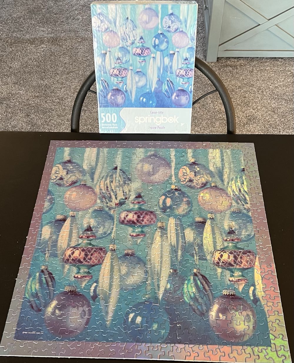 Shiny Ornaments- 738, 12/9/24-SOLD - Springbok puzzle collectible [Barcode 015012618020] - Main Image 3