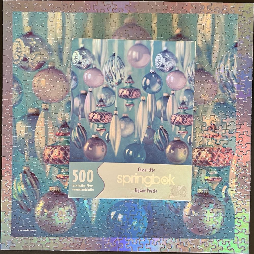 Shiny Ornaments- 738, 12/9/24-SOLD - Springbok puzzle collectible [Barcode 015012618020] - Main Image 4