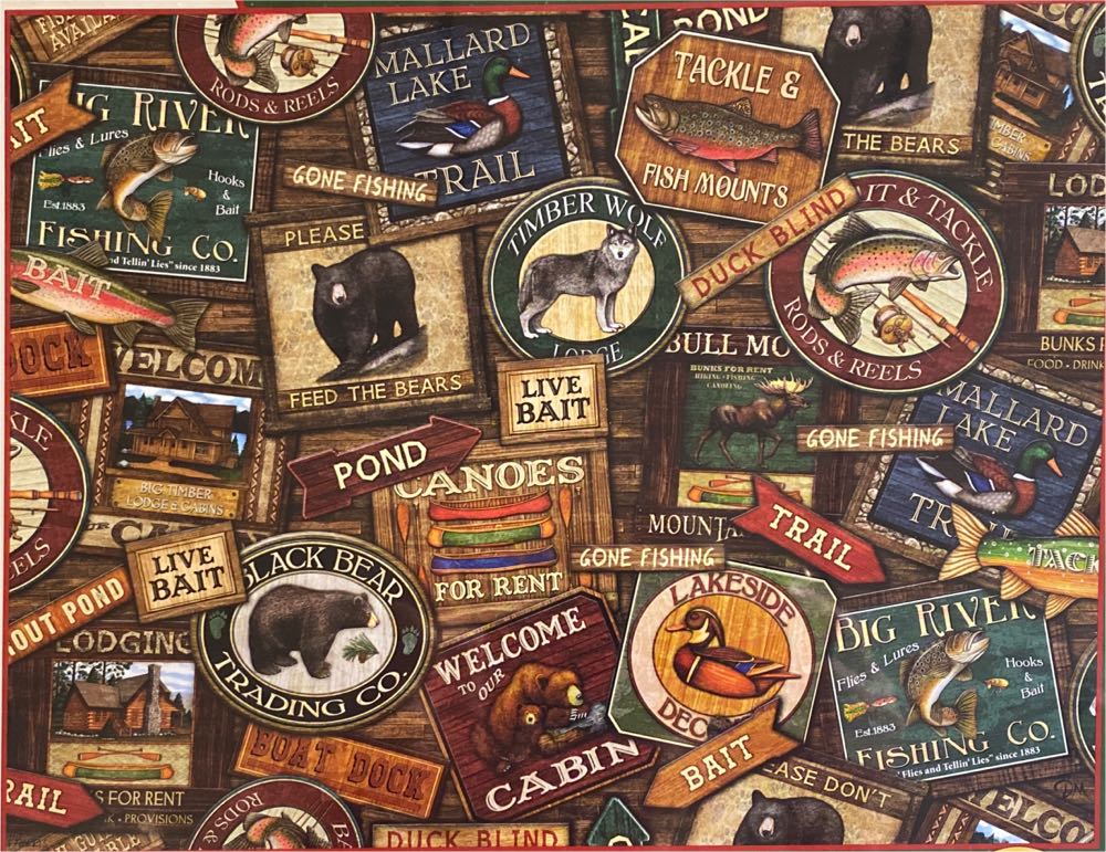 Lodge Signs (v) Seth - Springbok puzzle collectible [Barcode 091683015481] - Main Image 2