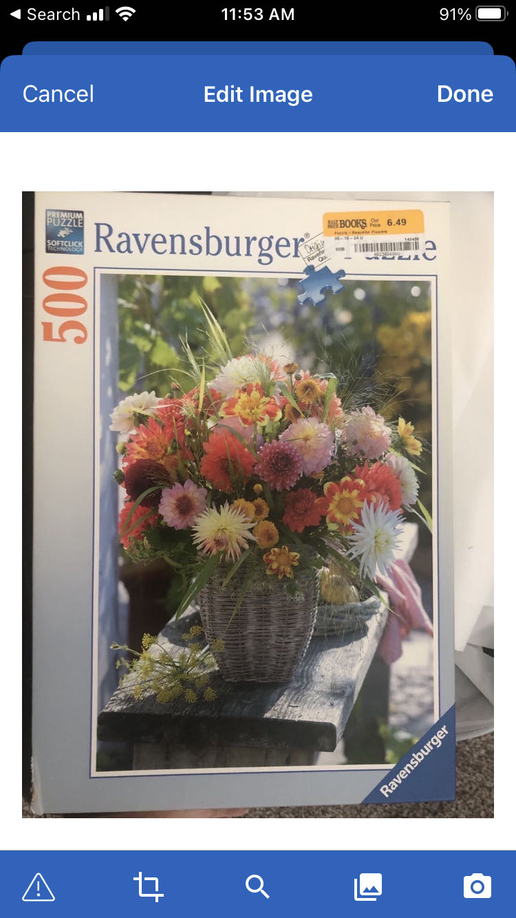 Beautiful Flowers - 798, 3/11/25-SOLD - Ravensburger puzzle collectible [Barcode 4005556143436] - Main Image 4