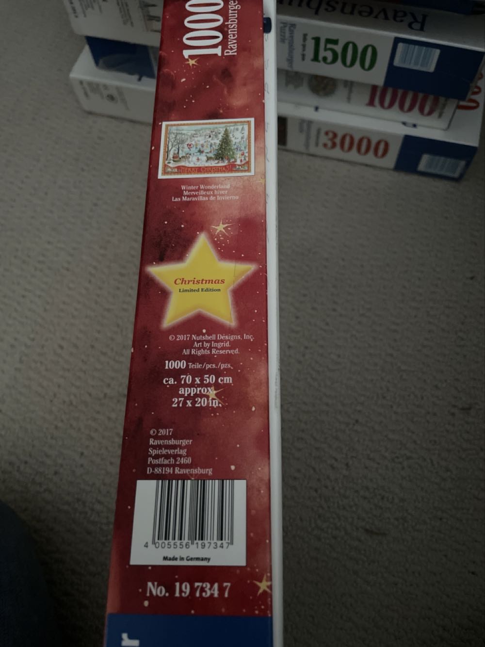 Winter Wonderland - Ravensburger puzzle collectible [Barcode 4005556197347] - Main Image 2