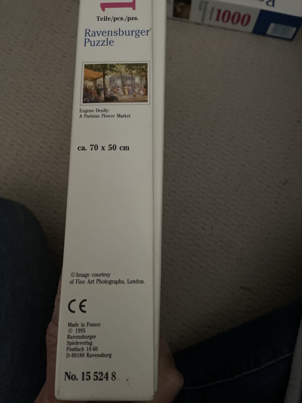 A Parisian Flower Market - Ravensburger puzzle collectible [Barcode 4005556155248] - Main Image 2