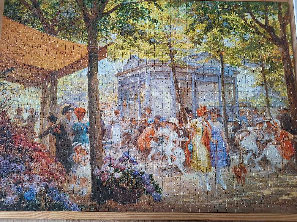 A Parisian Flower Market - Ravensburger puzzle collectible [Barcode 4005556155248] - Main Image 3