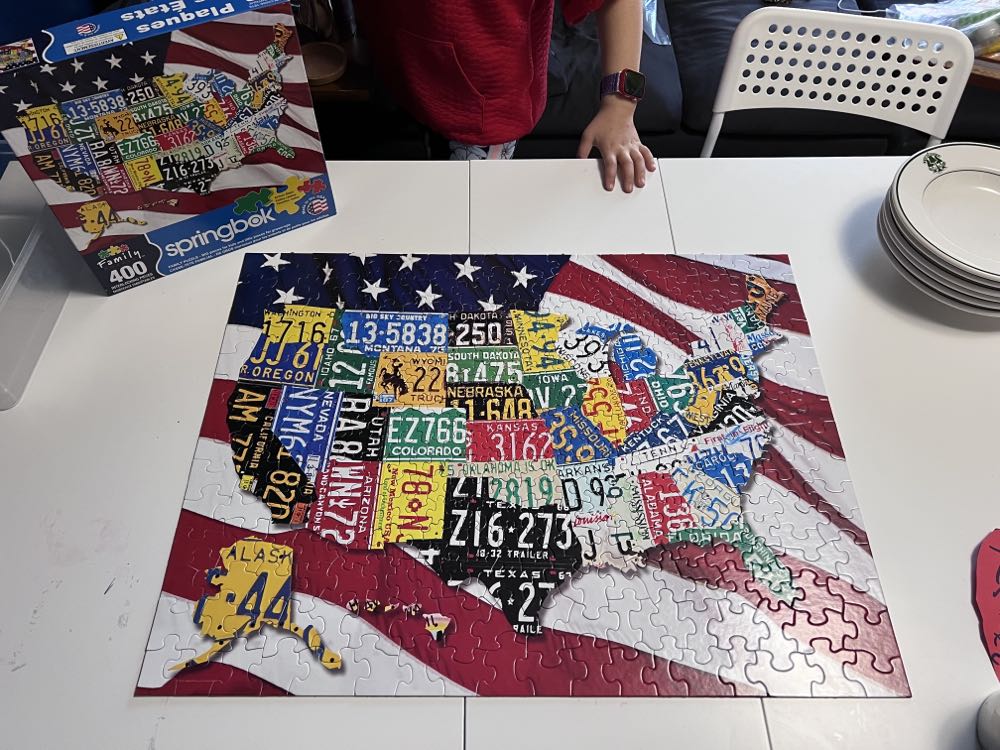 SOLD State Plates - Springbok puzzle collectible [Barcode 091683705160] - Main Image 2