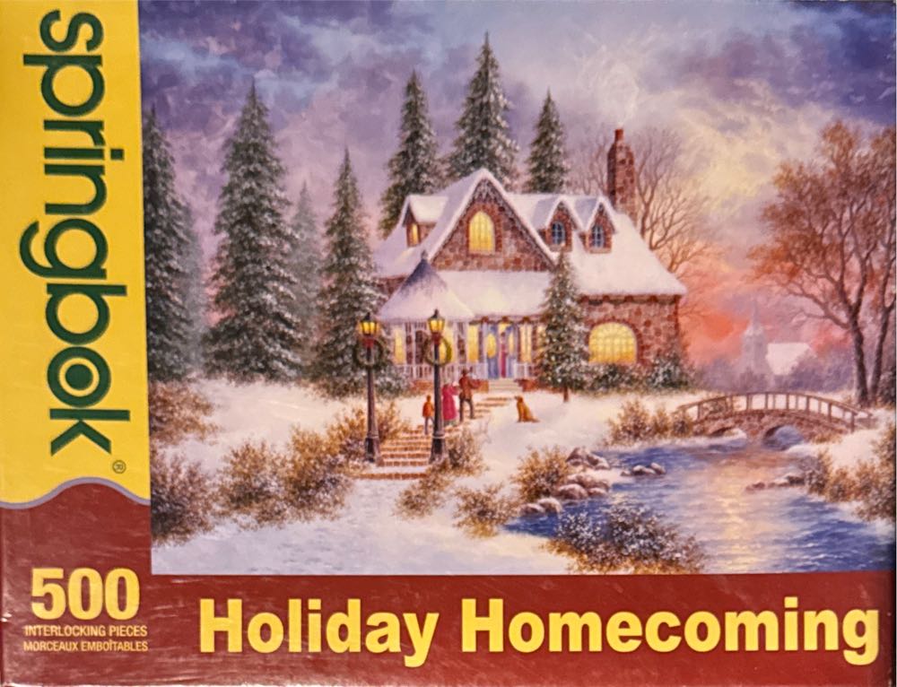 Holiday Homecoming - Springbok puzzle collectible [Barcode 091683014583] - Main Image 2